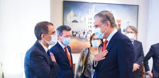 Foreign Minister Makhdoom Shah Mahmood Qureshi hosted a working luncheon for the EU Ambassadors at the Ministry of Foreign Affairs