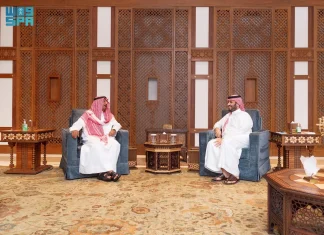 HRH the Crown Prince Receives Prime Minister of Kuwait