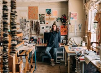 Arab-American Heritage Month: LA-based artist Aneesa Shami Zizzo talks tactile medium of fabrics