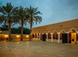 Historic Al-Qalaah Mosque in Riyadh restored in traditional Najdi style